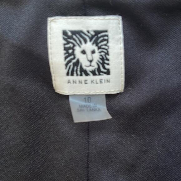 Anne Klein Cap Sleeve Side Ruched Silver Metallic Dress Women's Size 10 - Picture 5 of 6